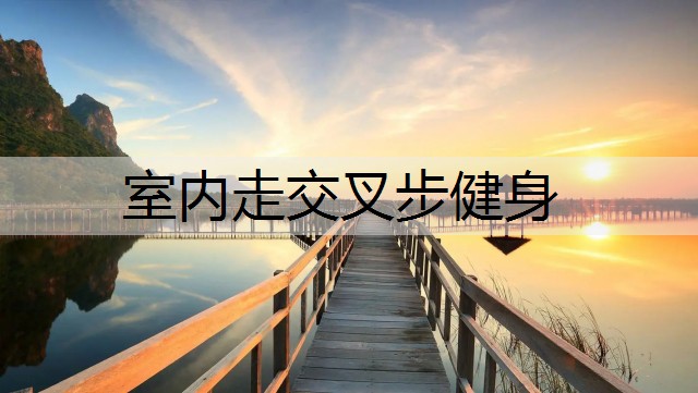 室内走交叉步健身