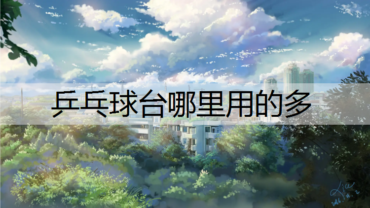 乒乓球台哪里用的多