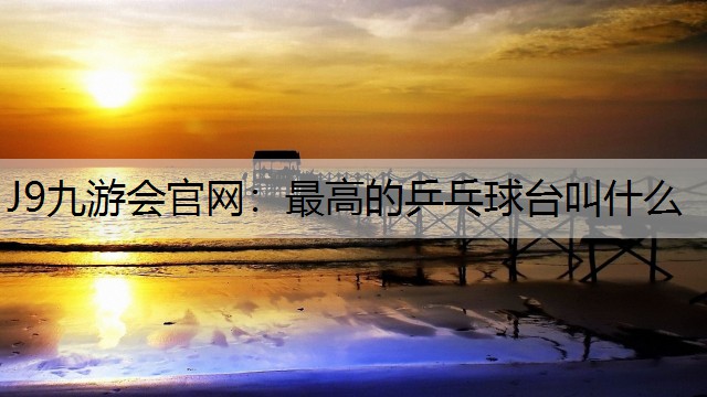最高的乒乓球台叫什么