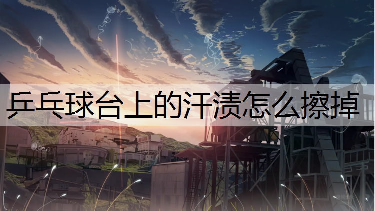 乒乓球台上的汗渍怎么擦掉